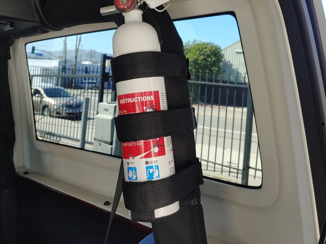 RedRock Fire Extinguisher Holder; Large (07-18 Jeep Wrangler JK)