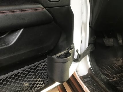 RedRock Front Door Panel Storage Organizer (18-25 Jeep Wrangler JL 4-Door)