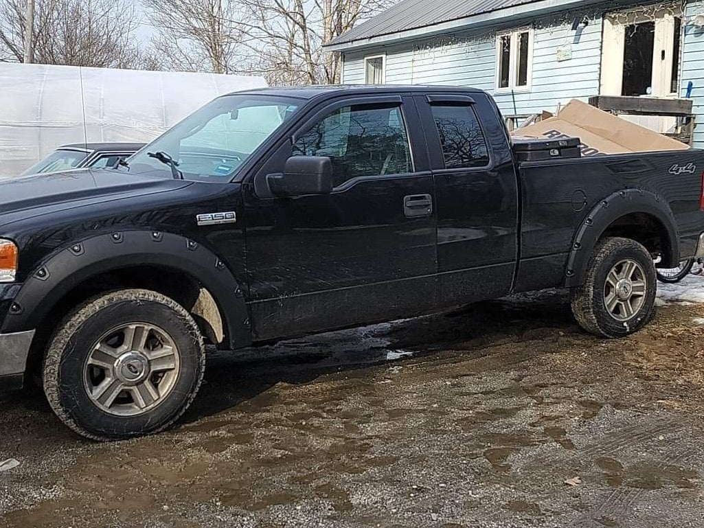RedRock Pocket Style Fender Flares; Textured Black (04-08 F-150 Styleside)