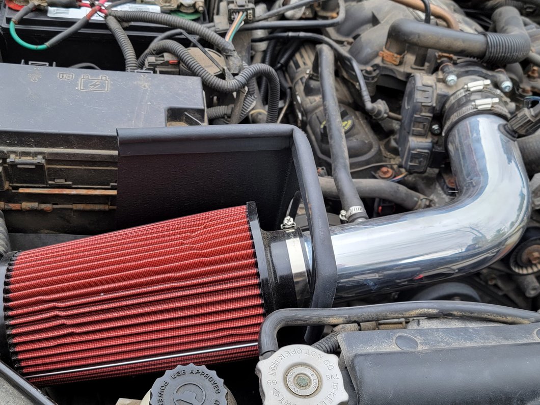 RedRock Cold Air Intake; Polished (07-11 3.8L Jeep Wrangler JK)