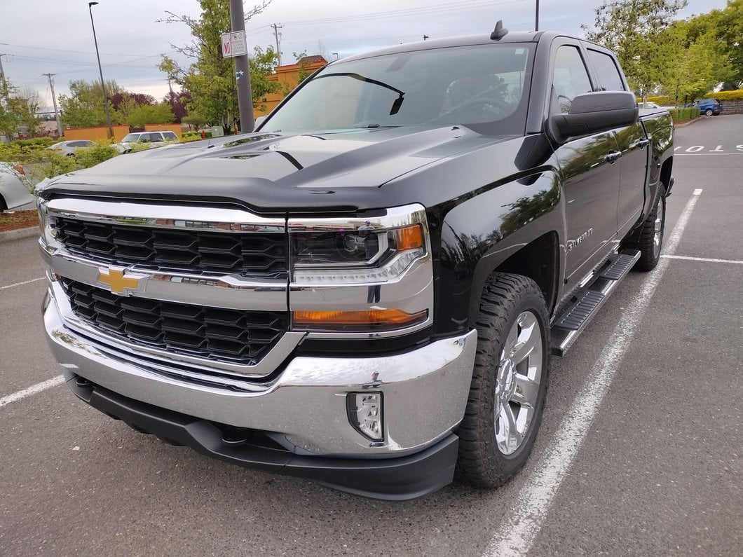 RedRock Bug Hood Deflector; Smoked (16-18 Silverado 1500)