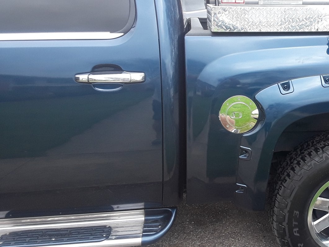 RedRock Fuel Door Cover; Chrome (07-13 Silverado 1500)