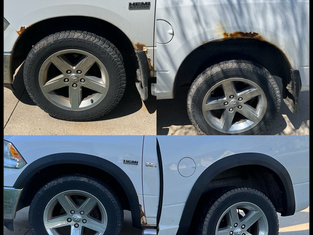 RedRock OEM Style Fender Flares (09-18 RAM 1500, Excluding Rebel)