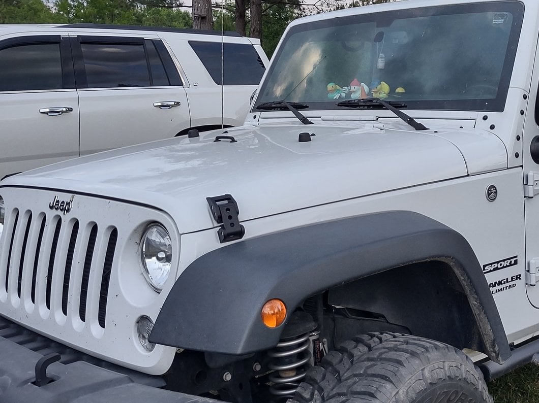 RedRock Billet Hood Catch Kit (07-18 Jeep Wrangler JK)