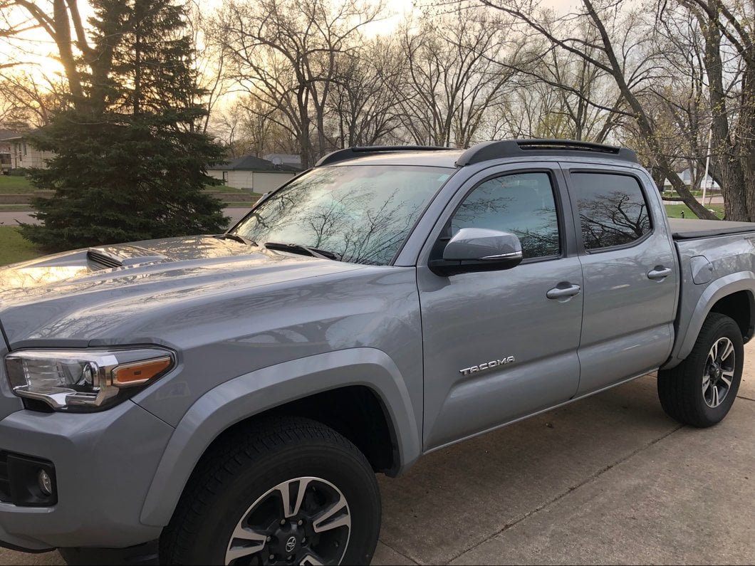 RedRock OEM Style Cross-Bar Roof Rack (05-23 Tacoma Double Cab)