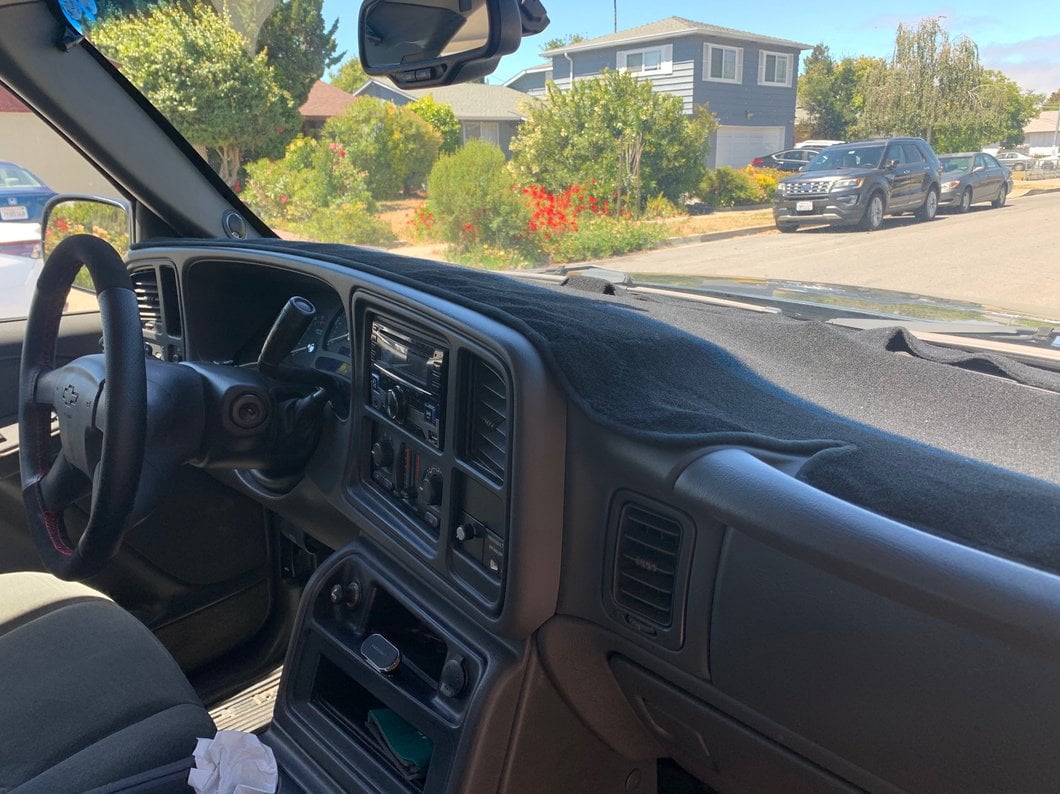 RedRock Dashboard Cover; Black (99-06 Silverado 1500)