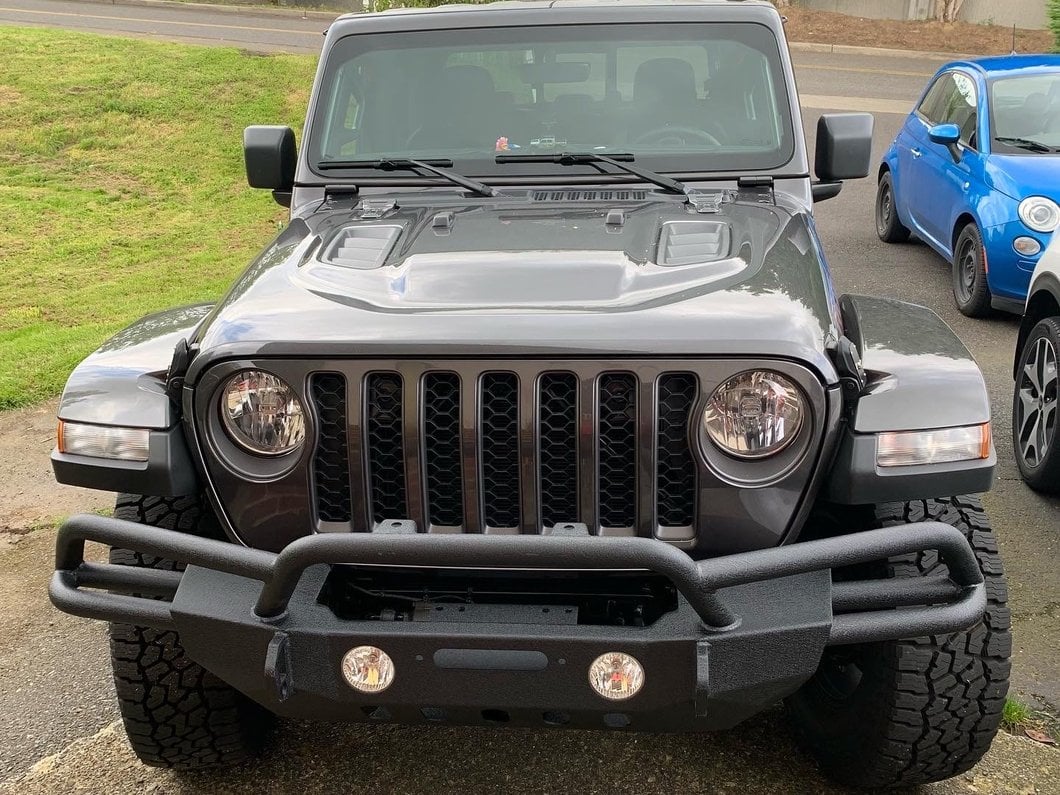 RedRock Crawler-Max Full Width Winch Front Bumper (20-25 Jeep Gladiator JT)
