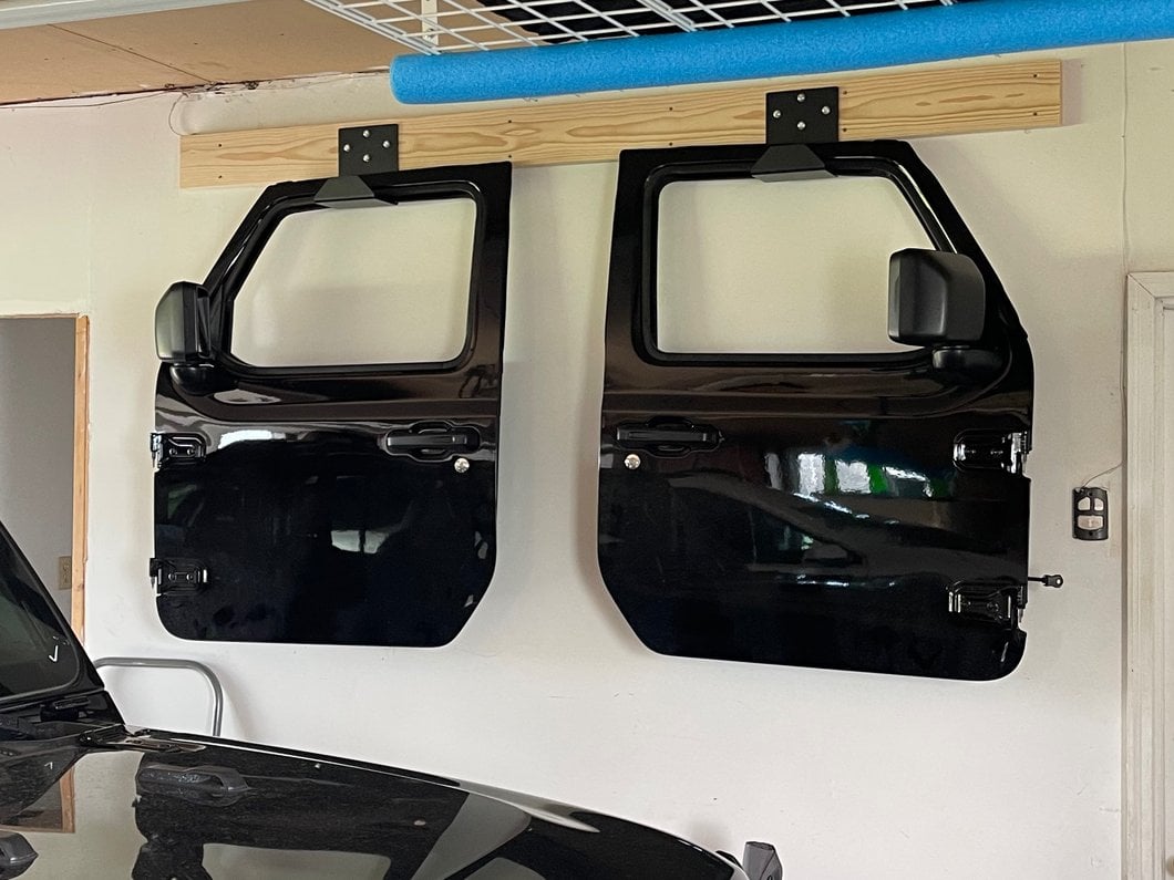 RedRock Door Hanger Brackets (97-25 Jeep Wrangler TJ, JK & JL)