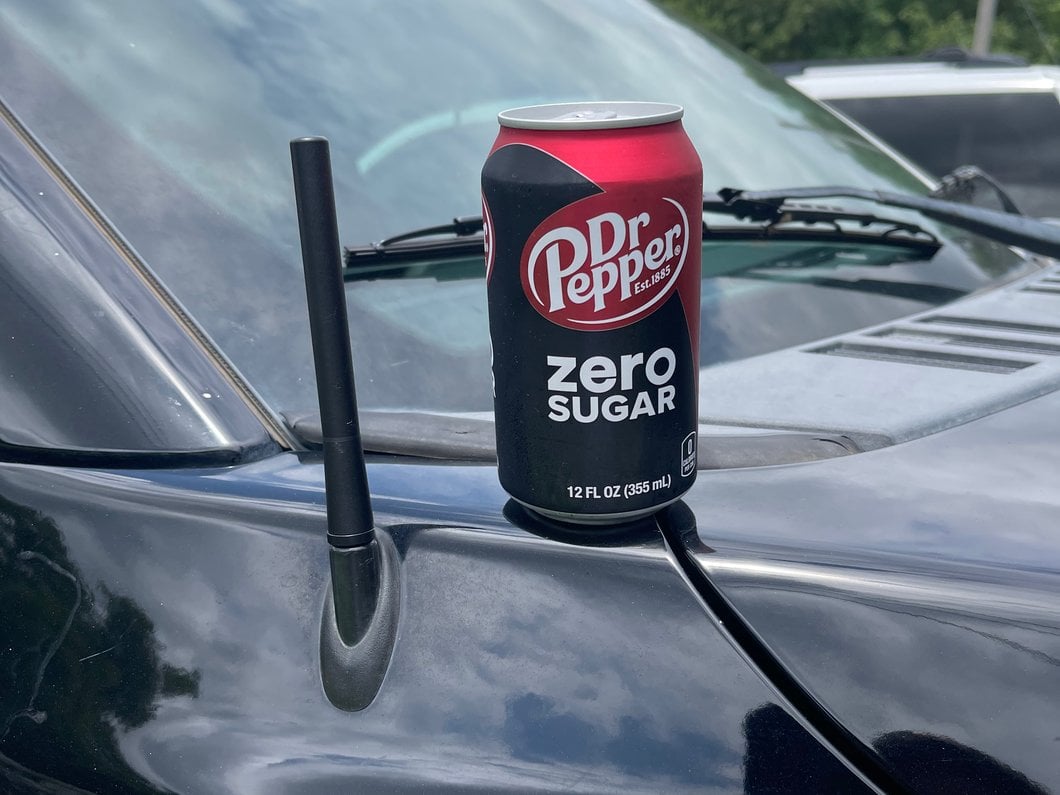 RedRock Short Billet Black Antenna; 5-Inch (97-25 F-150)