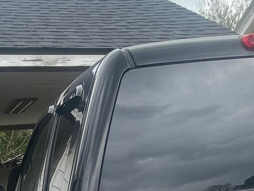 RedRock Window Deflectors; Front and Rear; Smoked (07-13 Sierra 1500 Extended Cab)