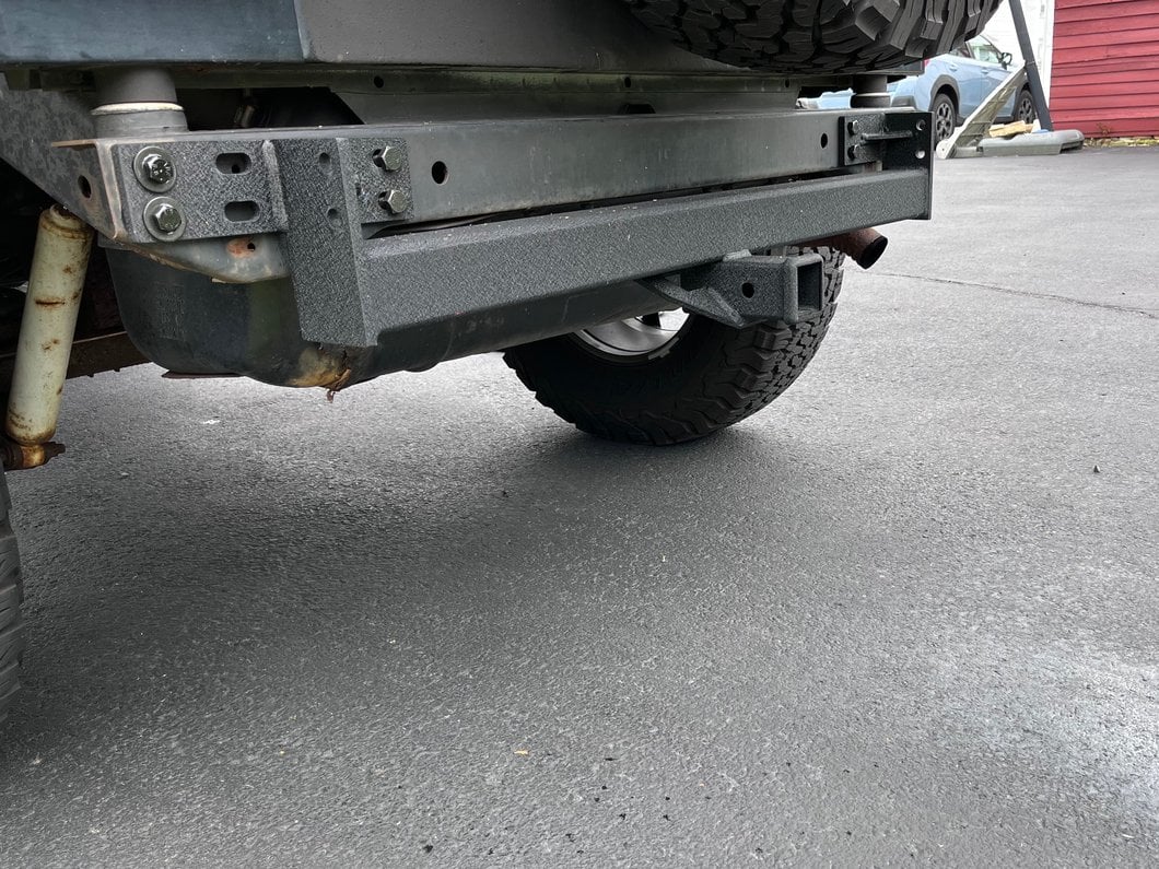 RedRock Hitch; Textured Black (87-06 Jeep Wrangler YJ & TJ)