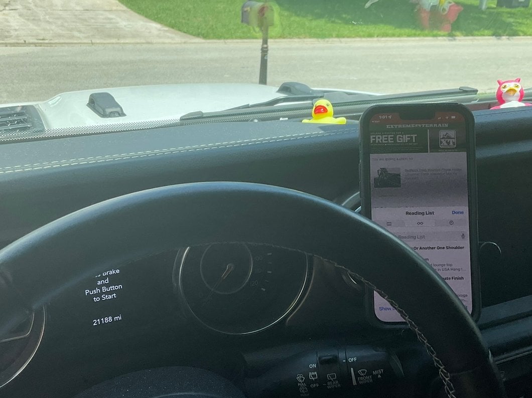 RedRock Dash Mounted Phone Holder (Universal; Some Adaptation May Be Required)