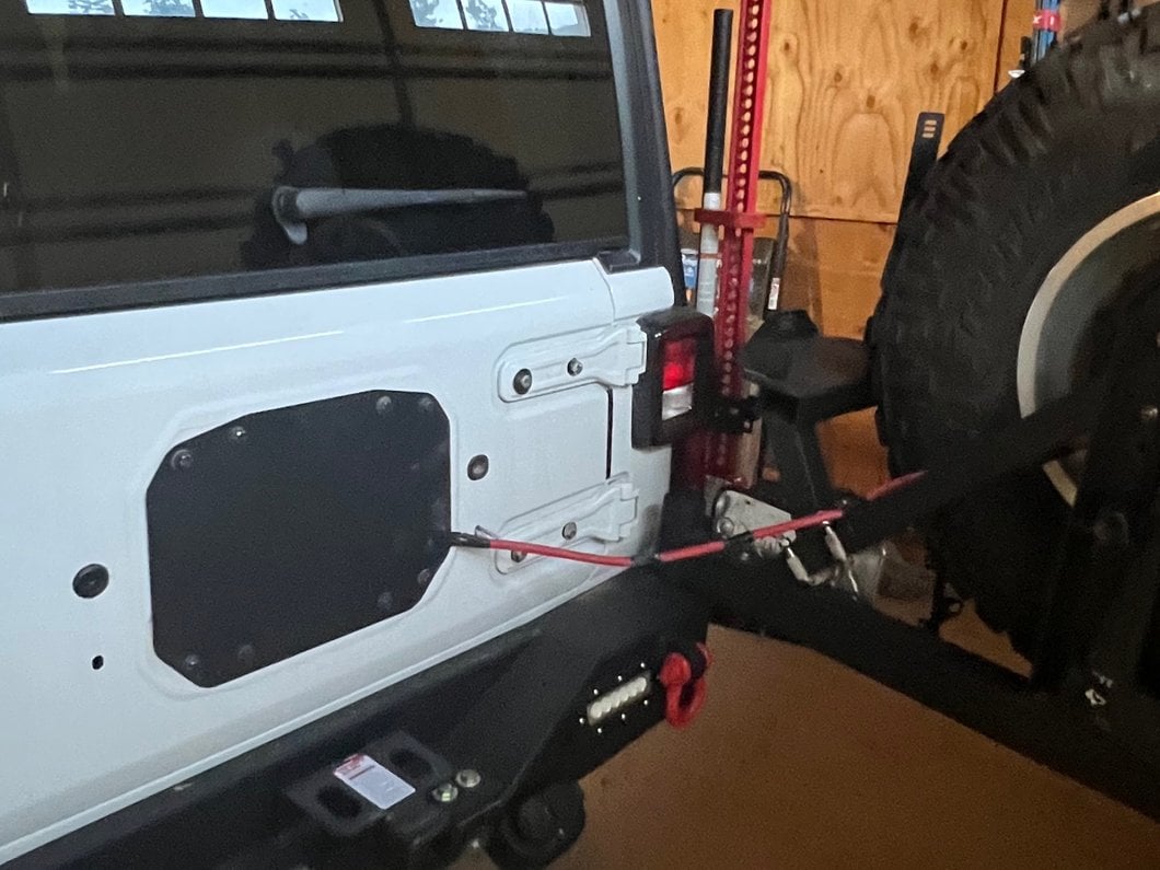 RedRock Spare Tire Delete (18-25 Jeep Wrangler JL, Excluding 4xe)