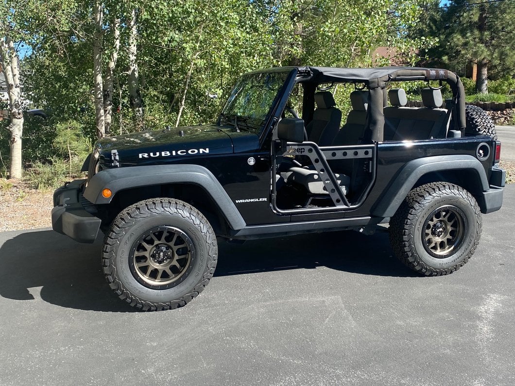 Jeep Licensed by RedRock HD Front Adventure Doors with Jeep Logo (07-18 Jeep Wrangler JK)