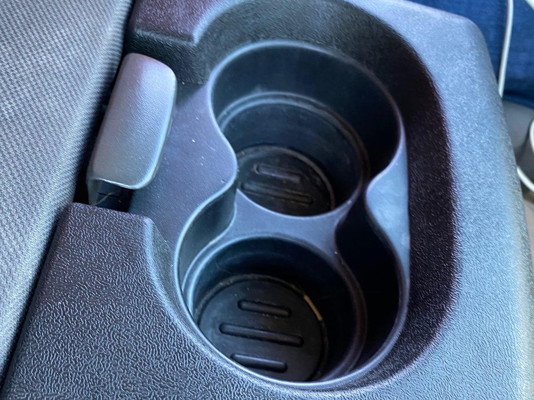 RedRock Center Console Replacement Cup Holder Pad; Black (04-14 F-150)