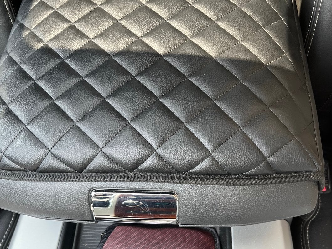 RedRock Center Console Arm Rest Cushion; Black (09-18 RAM 1500)
