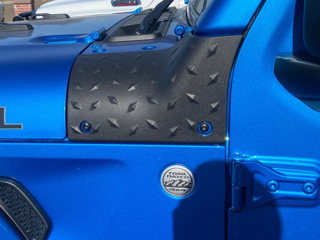 RedRock Cowl Body Armor; Textured Black (20-25 Jeep Gladiator JT, Excluding Mojave)