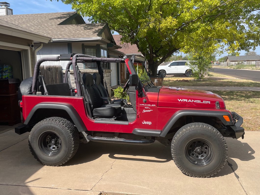 Jeep Licensed by RedRock Wrangler Hood Logo; Silver (97-06 Jeep Wrangler TJ)