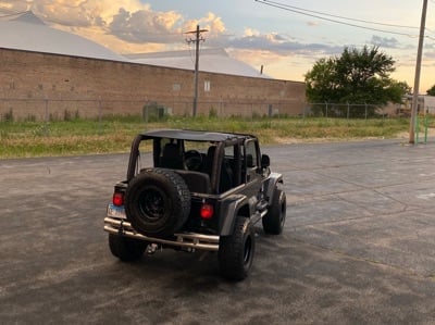 RedRock Shade Top; Black (97-06 Jeep Wrangler TJ, Excluding Unlimited)