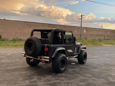 RedRock Shade Top; Black (97-06 Jeep Wrangler TJ, Excluding Unlimited)