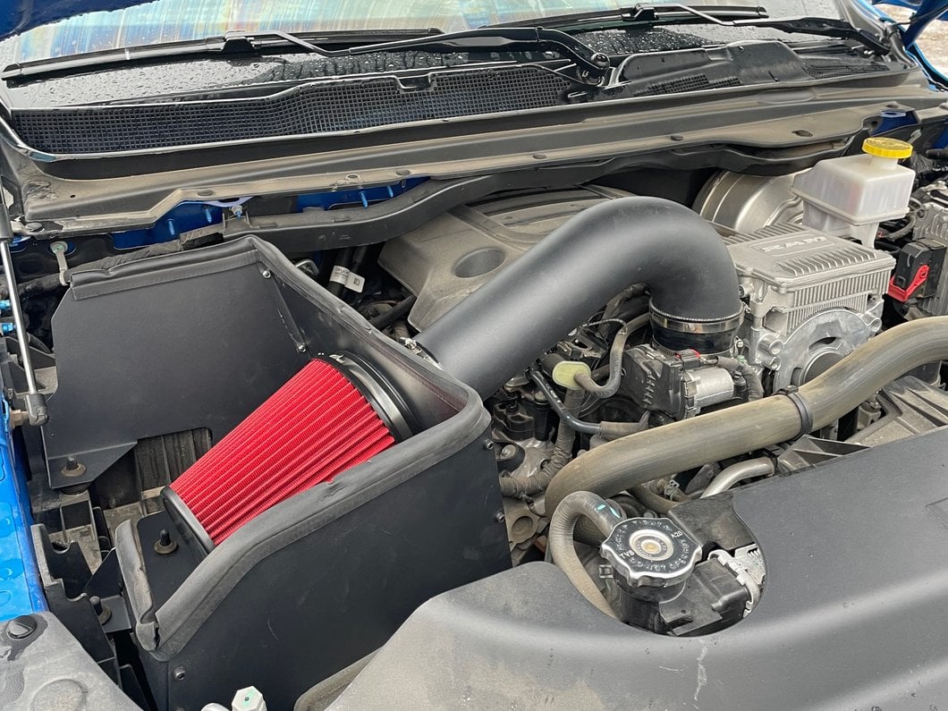 RedRock Cold Air Intake; Black (19-24 5.7L RAM 1500)