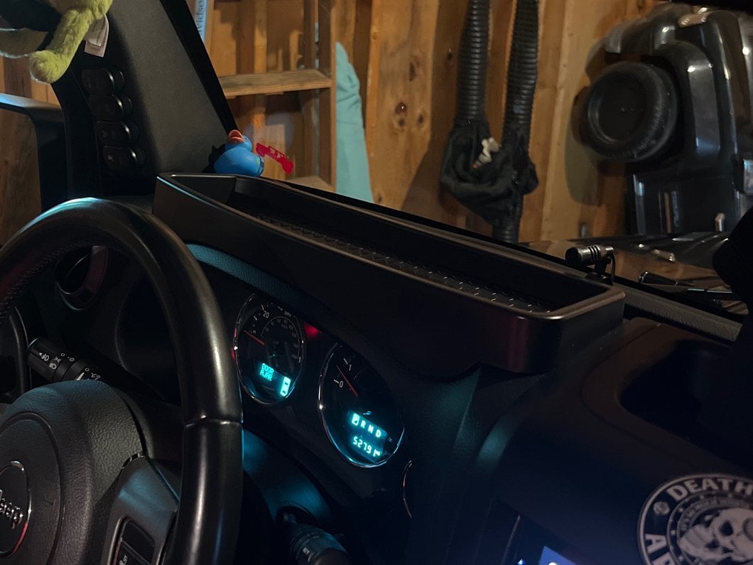 RedRock Upper Dash Storage Tray Panel (11-18 Jeep Wrangler JK)