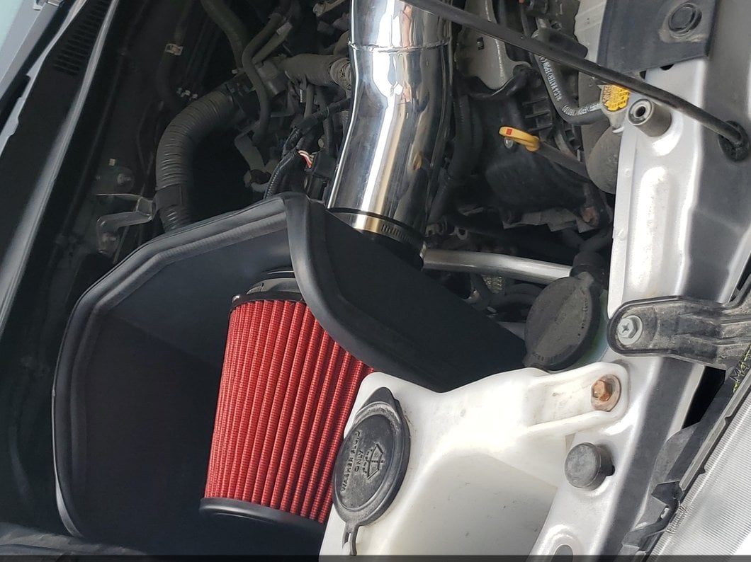 RedRock Cold Air Intake; Polished (16-23 3.5L Tacoma)