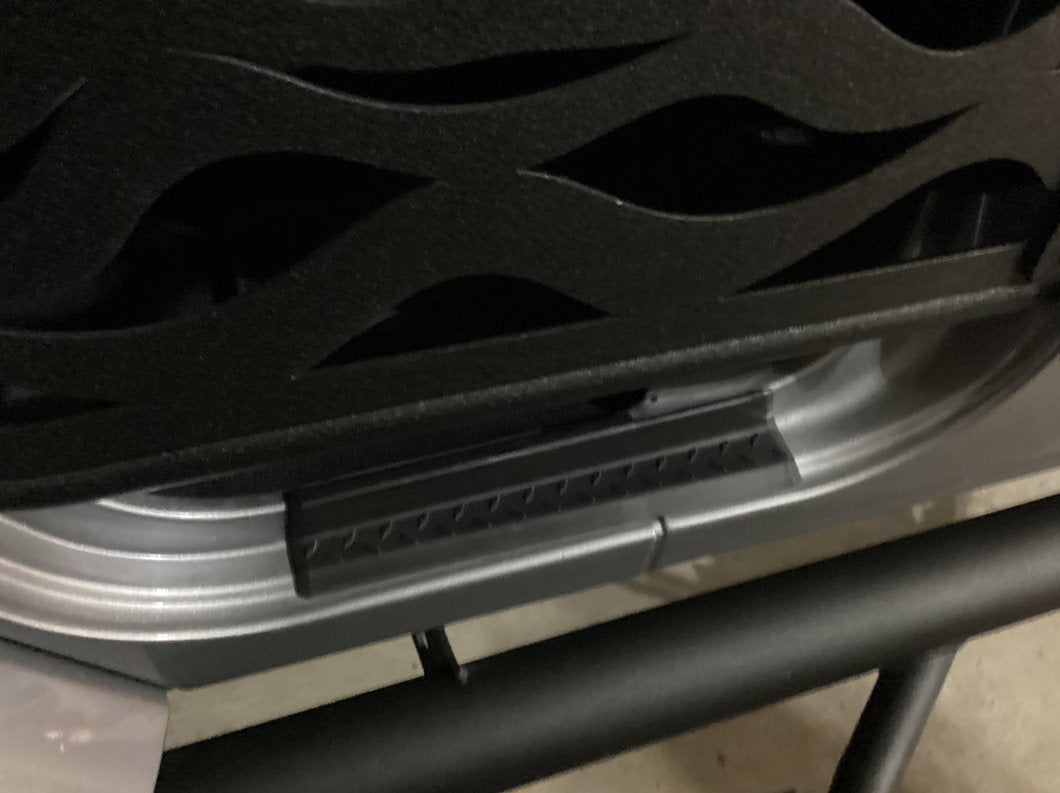 RedRock Diamond Pattern Door Entry Guards; Black (07-18 Jeep Wrangler JK)