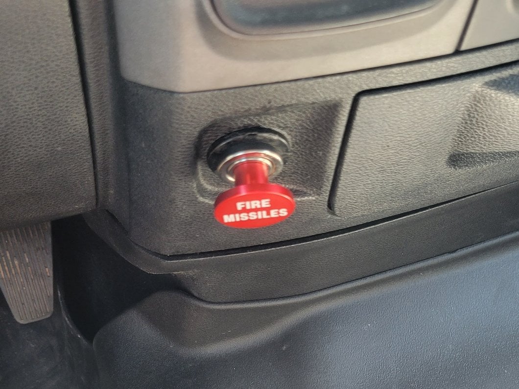 RedRock Fire Missile Lighter Plug; Red Anodized (94-25 RAM 1500)