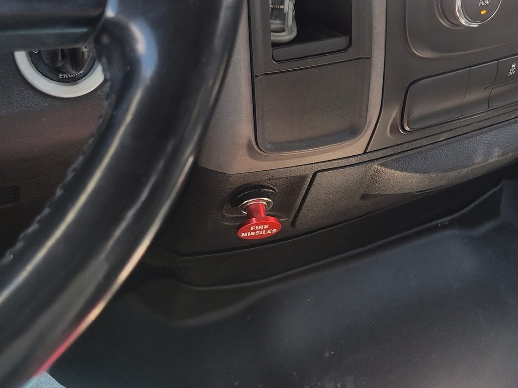 RedRock Fire Missile Lighter Plug; Red Anodized (94-25 RAM 1500)