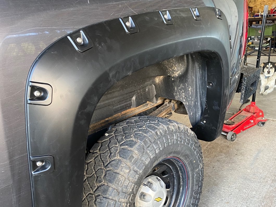 RedRock Pocket Style Fender Flares (07-14 Silverado 2500 HD)