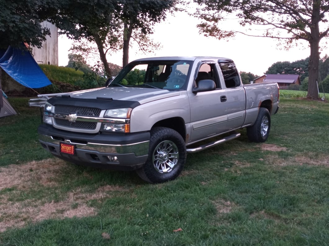 RedRock Window Deflectors; Front and Rear; Smoked (99-06 Silverado 1500 Extended Cab)