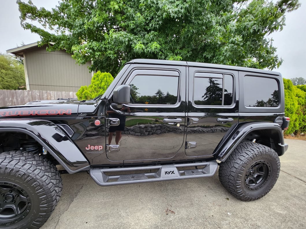 RedRock In-Channel Window Deflectors (18-25 Jeep Wrangler JL 4-Door)