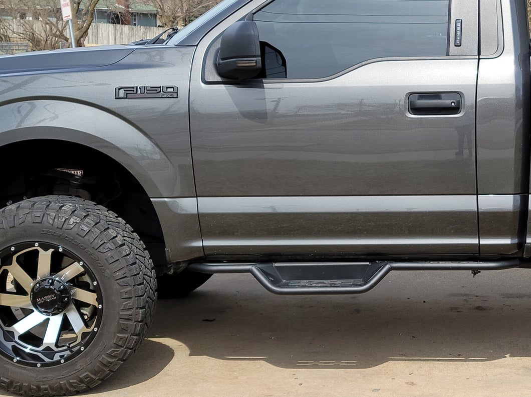 RedRock HD Drop Side Step Bars (15-25 F-150 Regular Cab)