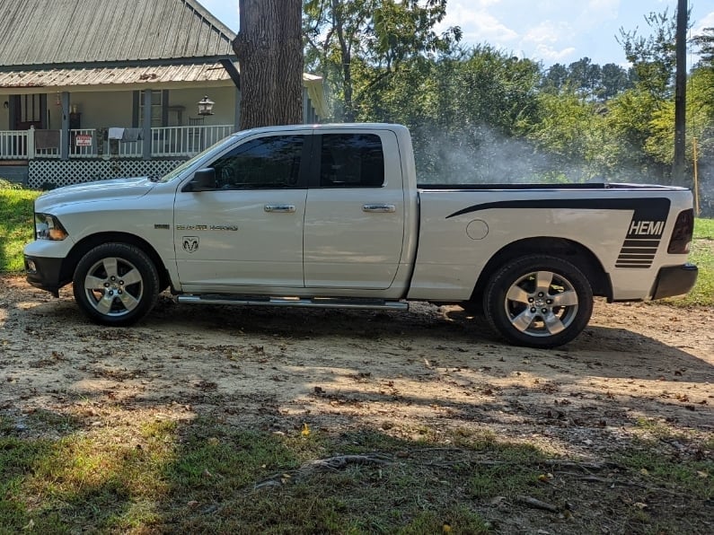 RAM Licensed by RedRock Small RAM Head Logo; Matte Black (02-18 RAM 1500)