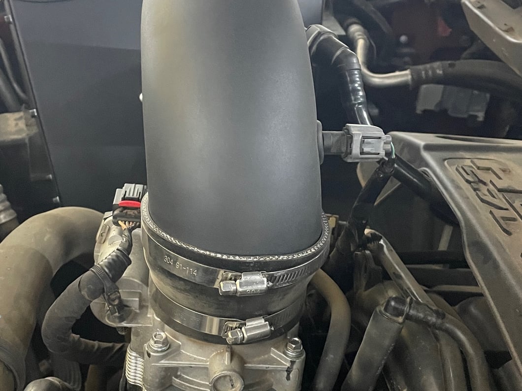 RedRock Cold Air Intake; Black (19-24 5.7L RAM 1500)
