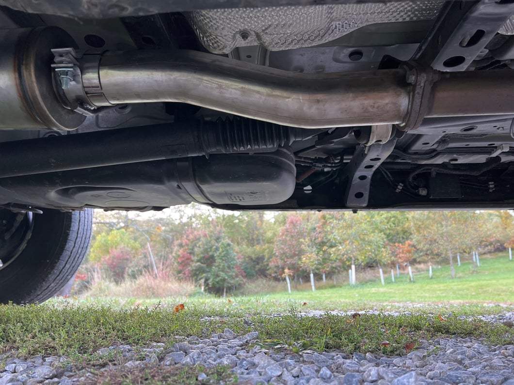 RedRock Stainless Steel Single Exhaust System; Turn Down (16-23 3.5L Tacoma)