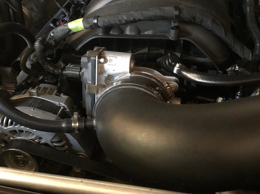 RedRock Cold Air Intake; Black (19-25 V8 Sierra 1500)