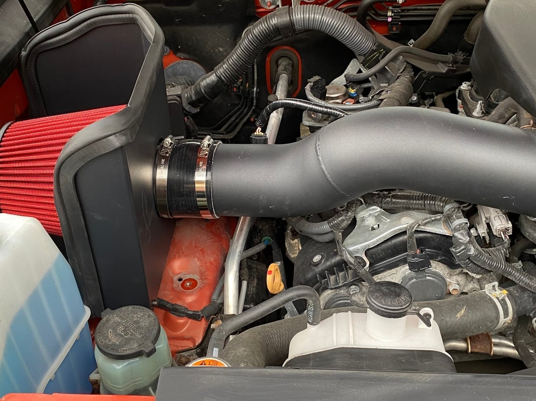 RedRock Cold Air Intake; Black (16-23 3.5L Tacoma)