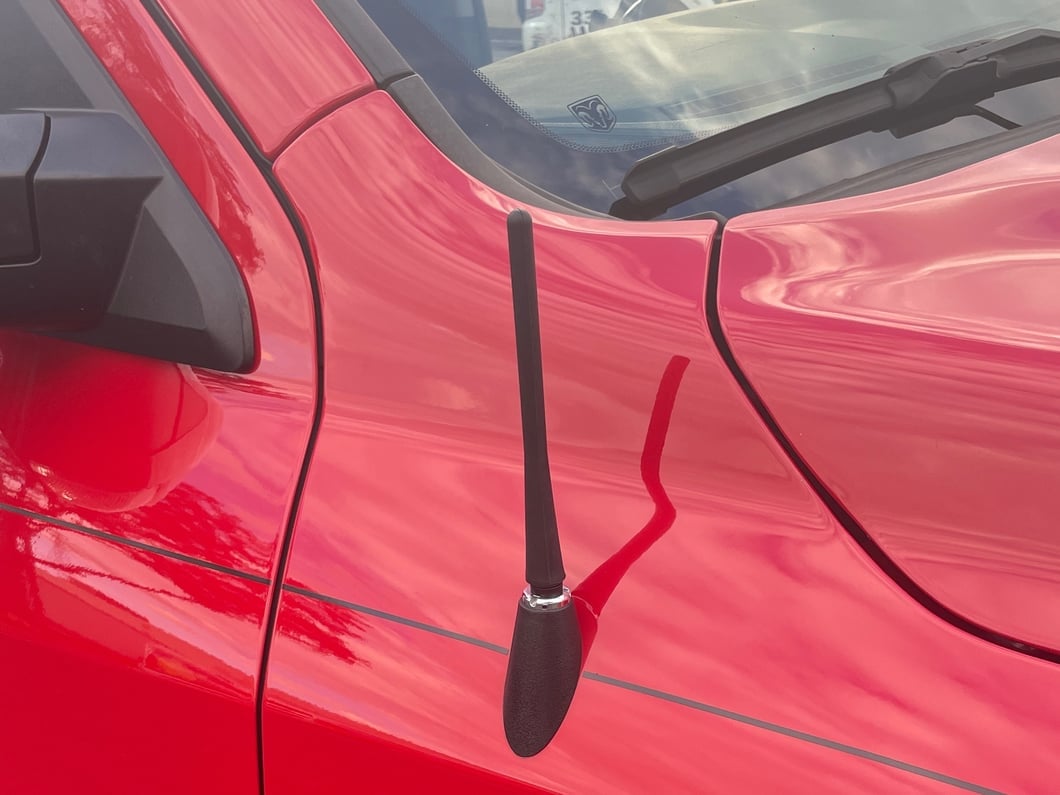 RedRock Off-Road Black Antenna; 6.50-Inch (94-25 RAM 1500)