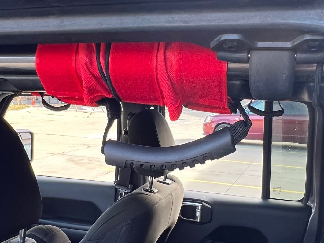 RedRock Grab Bar Handle; Red (Universal; Some Adaptation May Be Required)