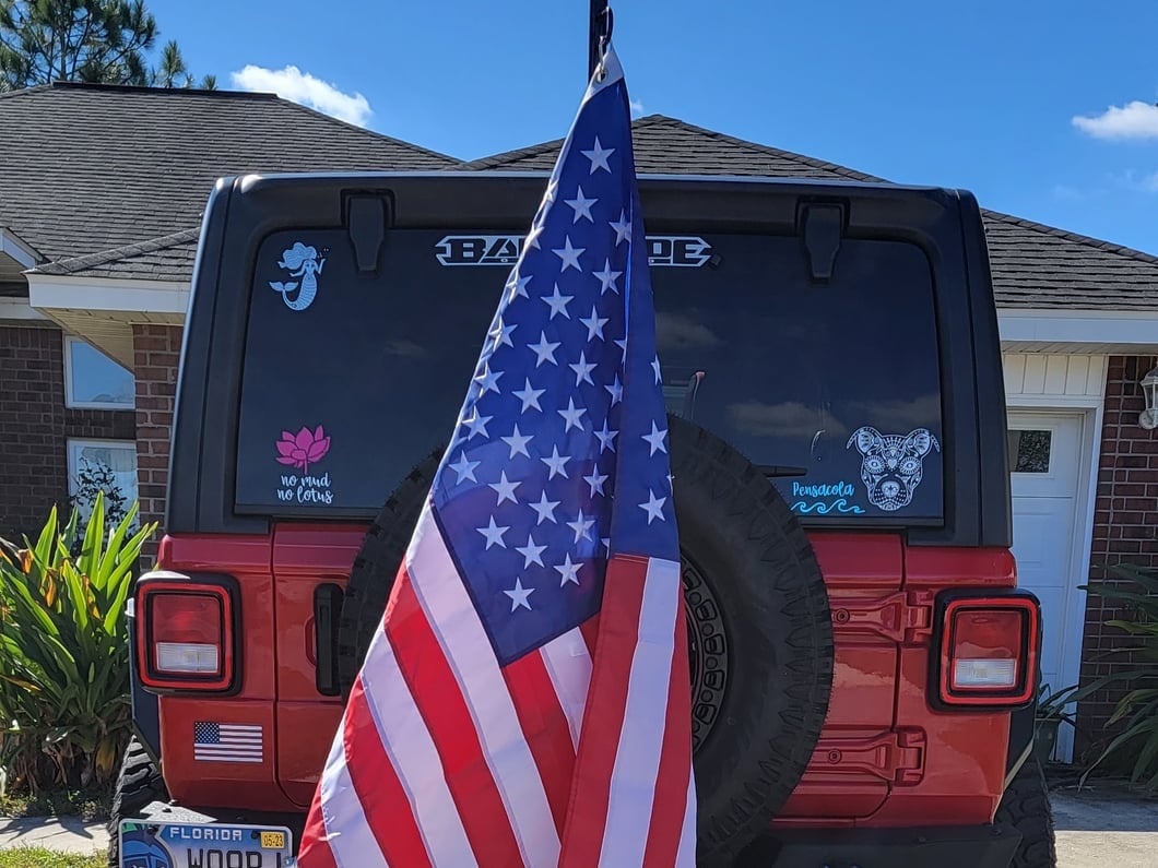 RedRock Flag Pole Mounting Kit; 5-Foot (Universal; Some Adaptation May Be Required)