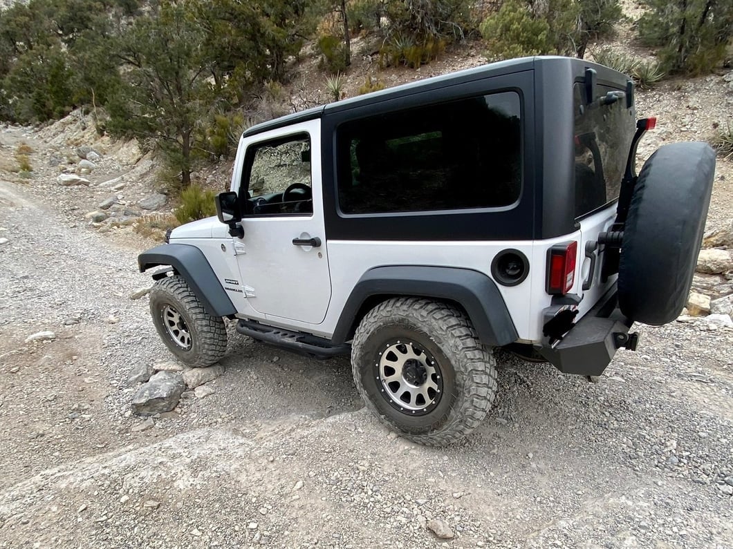 Jeep Licensed by RedRock Trail Force HD Rear Bumper with Jeep Logo (07-18 Jeep Wrangler JK)