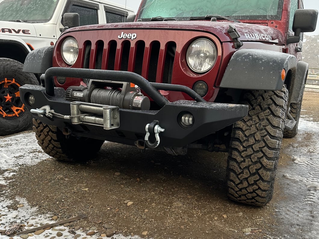 Jeep Licensed by RedRock Adventure HD Front Bumper with Jeep Logo (07-18 Jeep Wrangler JK)