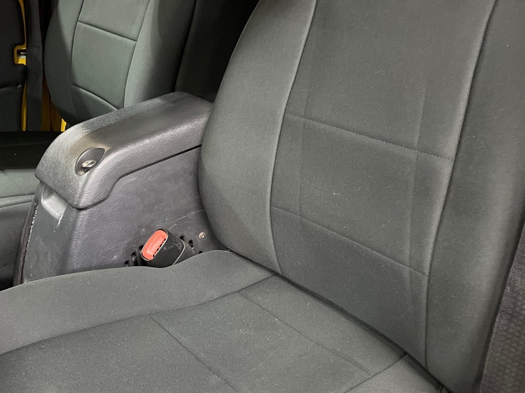 RedRock Custom Fit Front and Rear Seat Covers; Black (03-06 Jeep Wrangler TJ)