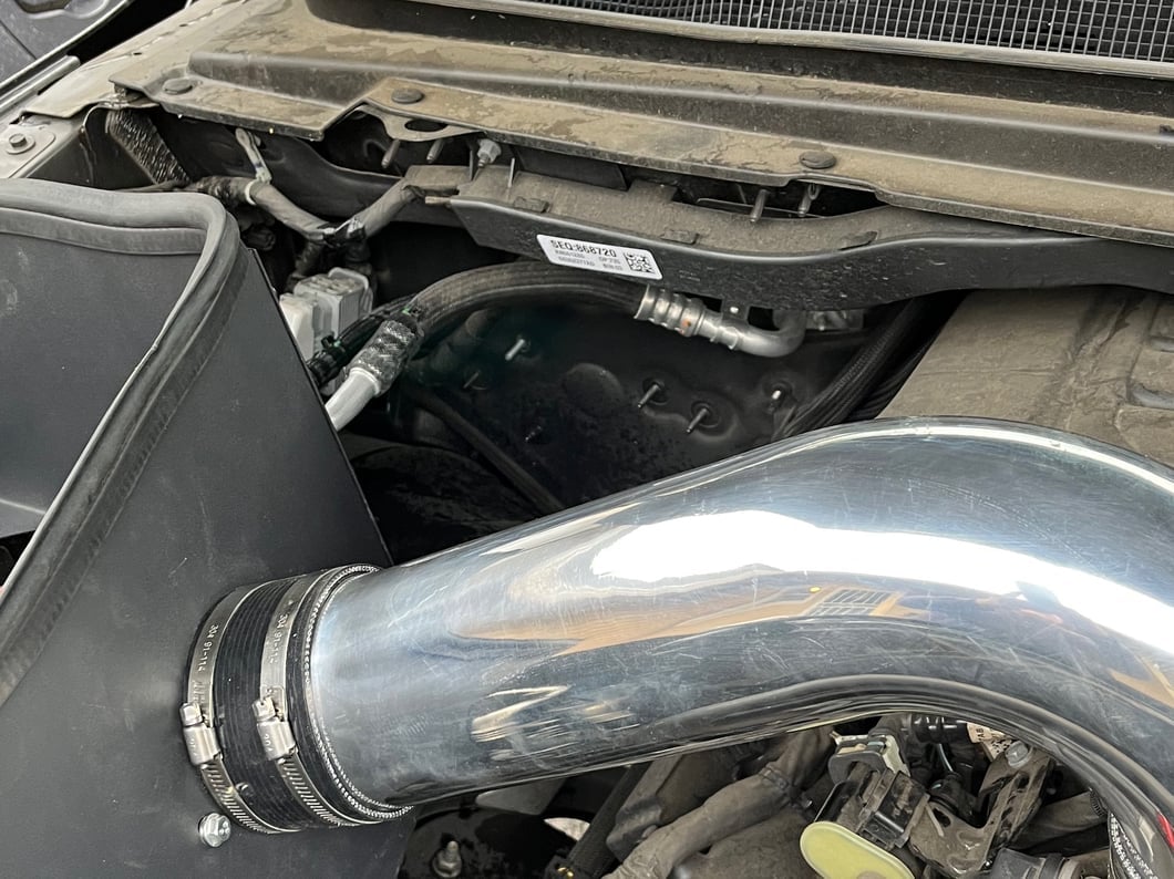 RedRock Cold Air Intake; Polished (19-24 5.7L RAM 1500)