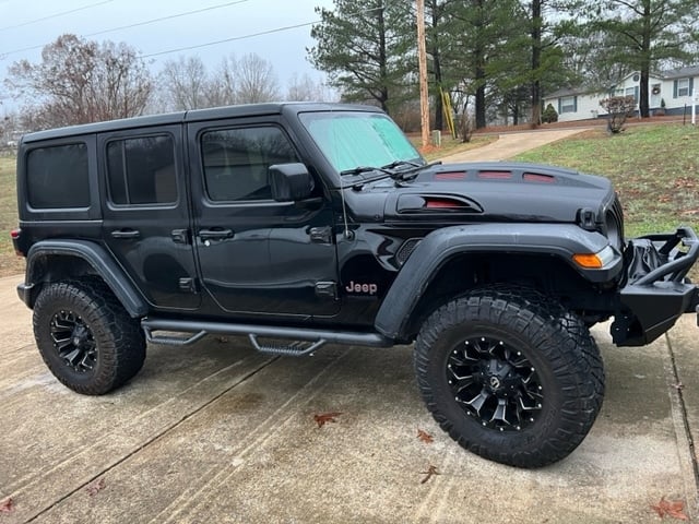 RedRock Avenger Heat Dispersion Hood; Unpainted (18-25 Jeep Wrangler JL)