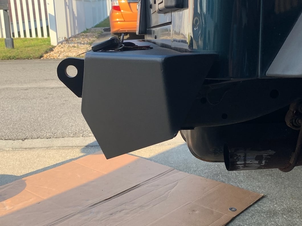 Jeep Licensed by RedRock Trail Force HD Rear Bumper with Jeep Logo (87-06 Jeep Wrangler YJ & TJ)