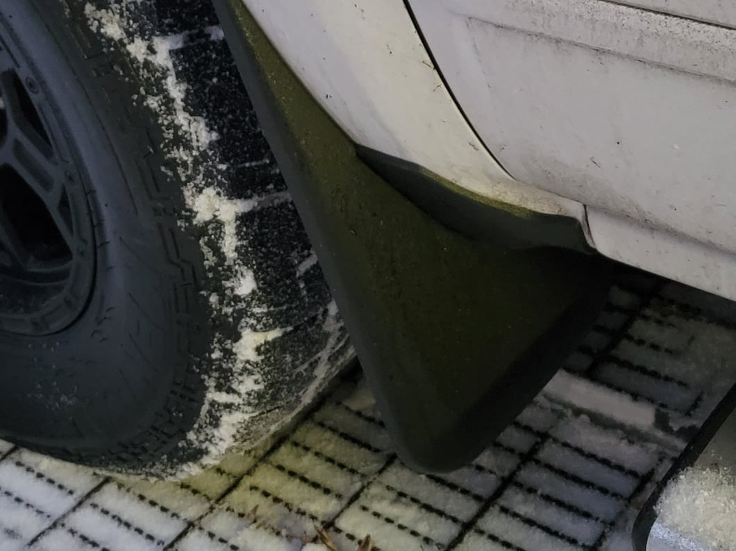 RedRock Mud Flaps; Front and Rear (14-18 Silverado 1500 w/o OE Fender Flares)