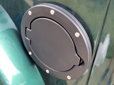 RedRock Fuel Door; Textured Black (97-06 Jeep Wrangler TJ)